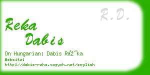 reka dabis business card